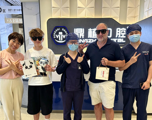 UK family in Shanghai Clinic for Teeth Whitening